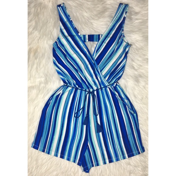 Tart Collections Fay Romper in Painted Stripe - Picture 2 of 7